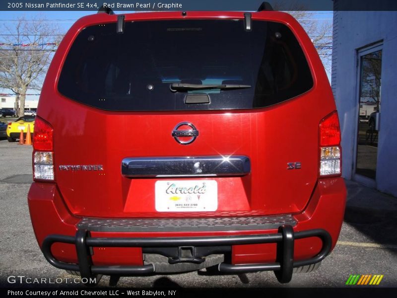 Red Brawn Pearl / Graphite 2005 Nissan Pathfinder SE 4x4