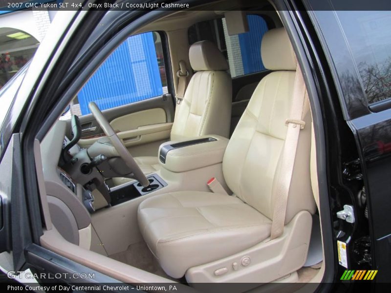 Onyx Black / Cocoa/Light Cashmere 2007 GMC Yukon SLT 4x4