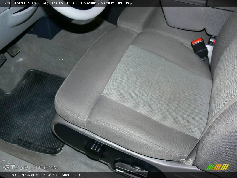 True Blue Metallic / Medium Flint Grey 2005 Ford F150 XLT Regular Cab