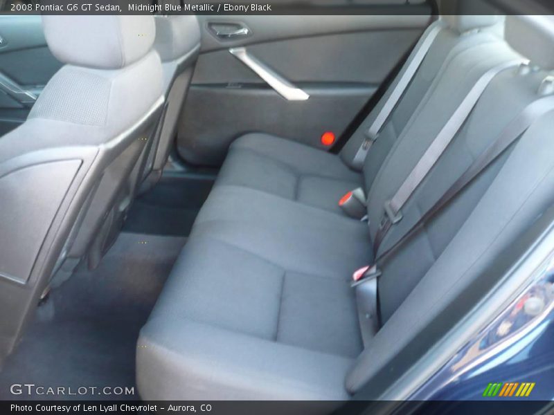 Midnight Blue Metallic / Ebony Black 2008 Pontiac G6 GT Sedan