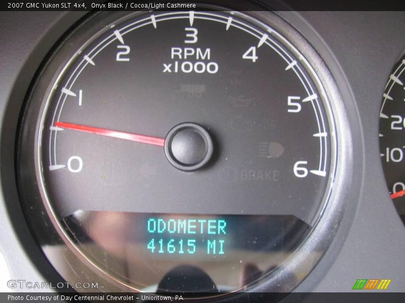 Onyx Black / Cocoa/Light Cashmere 2007 GMC Yukon SLT 4x4