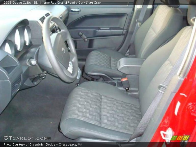 Inferno Red Crystal Pearl / Dark Slate Gray 2008 Dodge Caliber SE