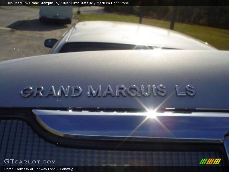 Silver Birch Metallic / Medium Light Stone 2009 Mercury Grand Marquis LS