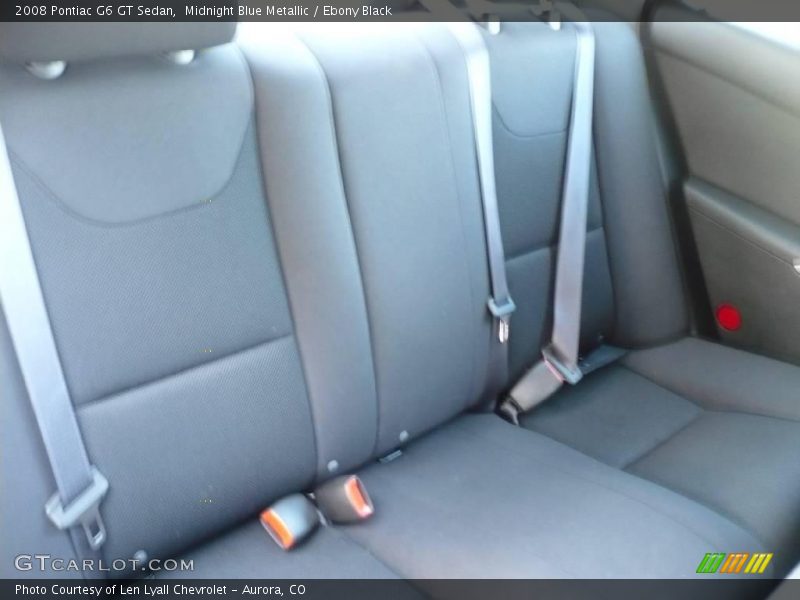 Midnight Blue Metallic / Ebony Black 2008 Pontiac G6 GT Sedan