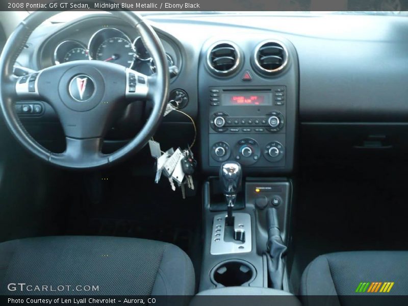 Midnight Blue Metallic / Ebony Black 2008 Pontiac G6 GT Sedan