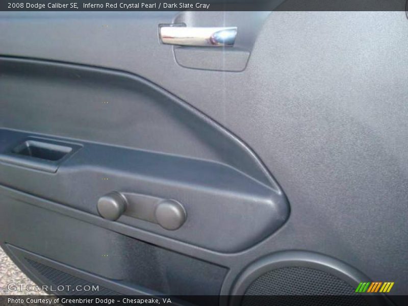 Inferno Red Crystal Pearl / Dark Slate Gray 2008 Dodge Caliber SE