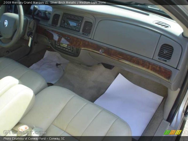 Silver Birch Metallic / Medium Light Stone 2009 Mercury Grand Marquis LS