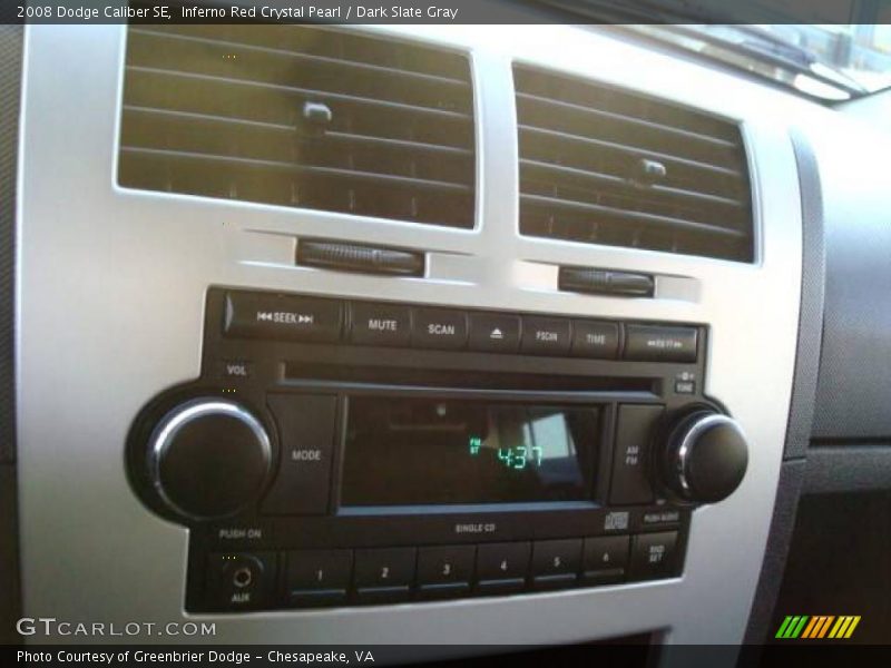 Inferno Red Crystal Pearl / Dark Slate Gray 2008 Dodge Caliber SE