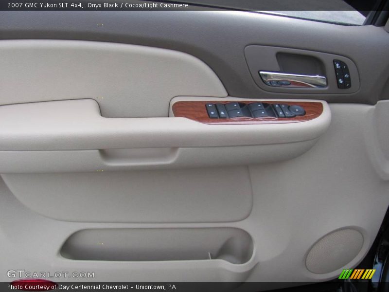 Onyx Black / Cocoa/Light Cashmere 2007 GMC Yukon SLT 4x4