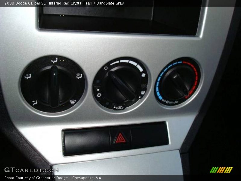 Inferno Red Crystal Pearl / Dark Slate Gray 2008 Dodge Caliber SE
