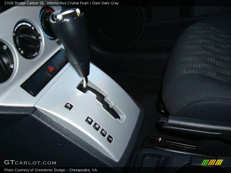Inferno Red Crystal Pearl / Dark Slate Gray 2008 Dodge Caliber SE
