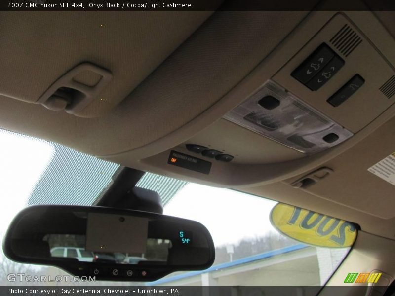 Onyx Black / Cocoa/Light Cashmere 2007 GMC Yukon SLT 4x4
