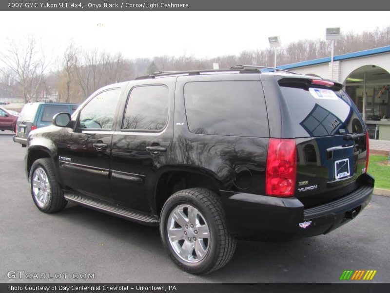 Onyx Black / Cocoa/Light Cashmere 2007 GMC Yukon SLT 4x4