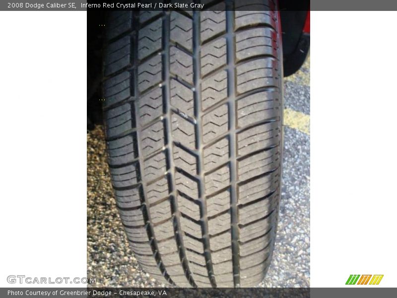 Inferno Red Crystal Pearl / Dark Slate Gray 2008 Dodge Caliber SE