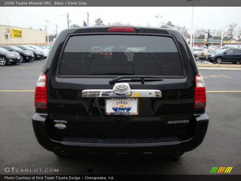 Black / Stone Gray 2008 Toyota 4Runner SR5