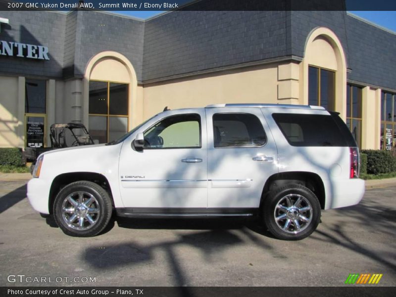 Summit White / Ebony Black 2007 GMC Yukon Denali AWD