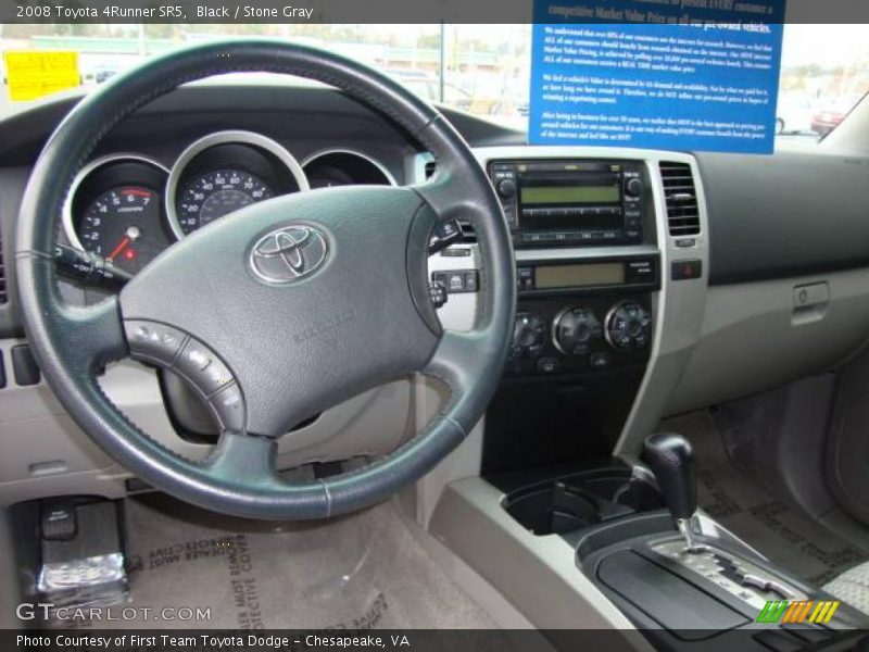 Black / Stone Gray 2008 Toyota 4Runner SR5