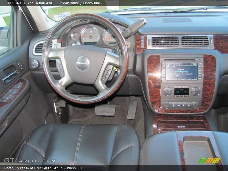 Summit White / Ebony Black 2007 GMC Yukon Denali AWD