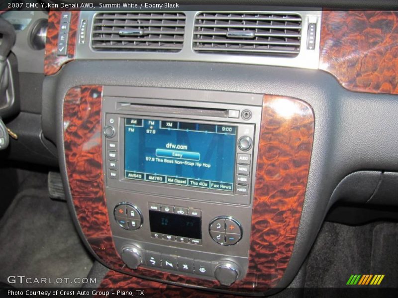 Summit White / Ebony Black 2007 GMC Yukon Denali AWD
