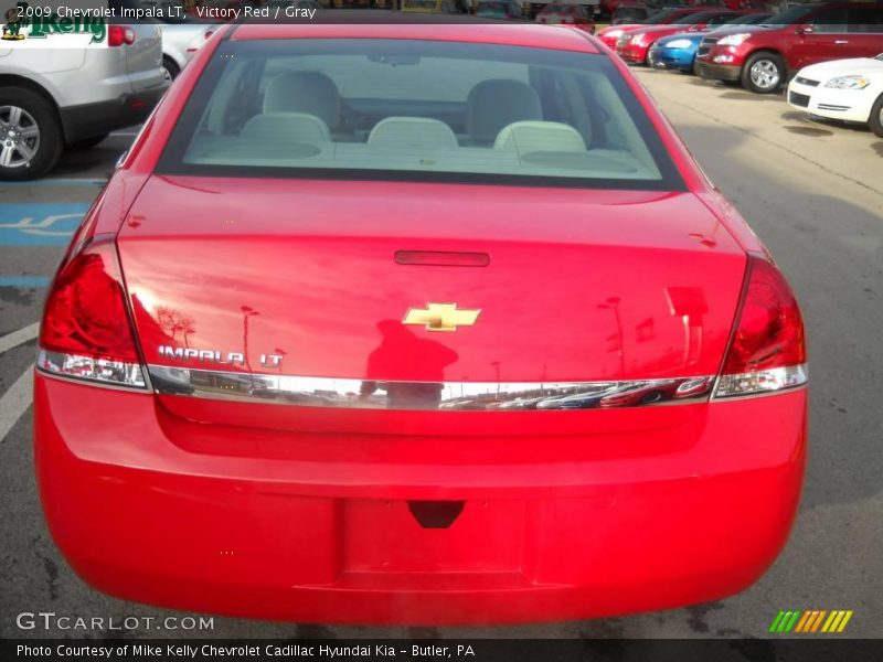 Victory Red / Gray 2009 Chevrolet Impala LT