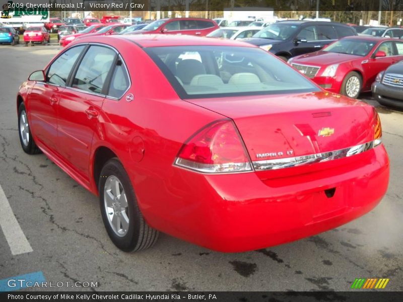Victory Red / Gray 2009 Chevrolet Impala LT