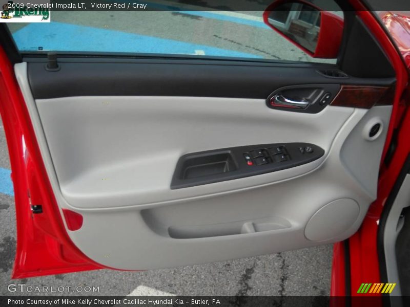 Victory Red / Gray 2009 Chevrolet Impala LT
