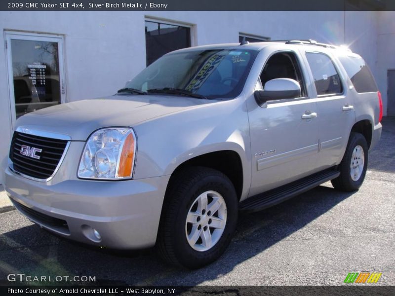 Silver Birch Metallic / Ebony 2009 GMC Yukon SLT 4x4
