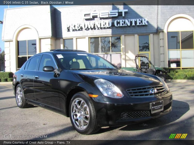 Black Obsidian / Wheat 2006 Infiniti G 35 Sedan