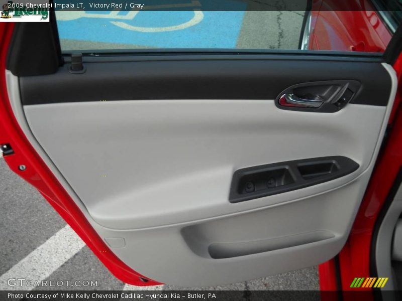 Victory Red / Gray 2009 Chevrolet Impala LT