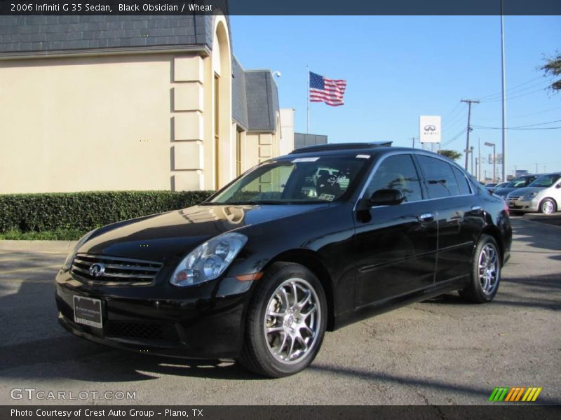 Black Obsidian / Wheat 2006 Infiniti G 35 Sedan