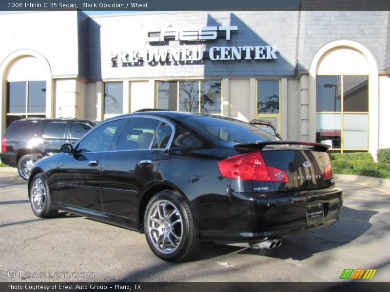 Black Obsidian / Wheat 2006 Infiniti G 35 Sedan