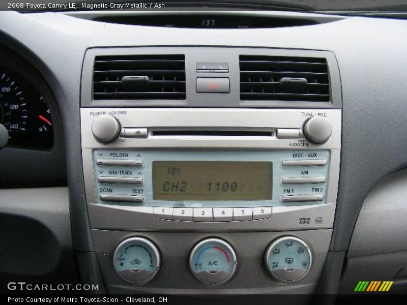 Magnetic Gray Metallic / Ash 2008 Toyota Camry LE