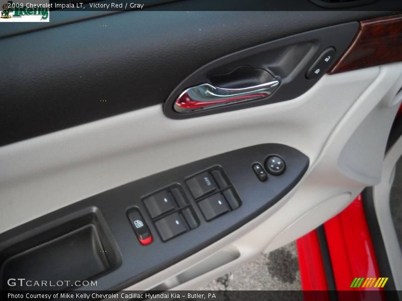 Victory Red / Gray 2009 Chevrolet Impala LT