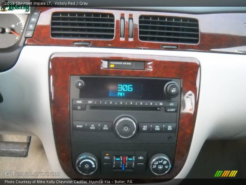 Victory Red / Gray 2009 Chevrolet Impala LT