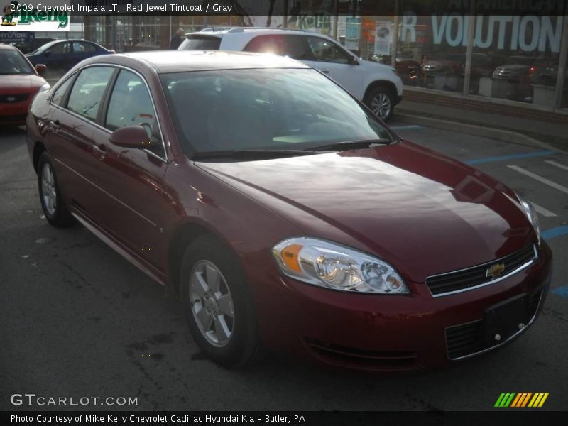 Red Jewel Tintcoat / Gray 2009 Chevrolet Impala LT