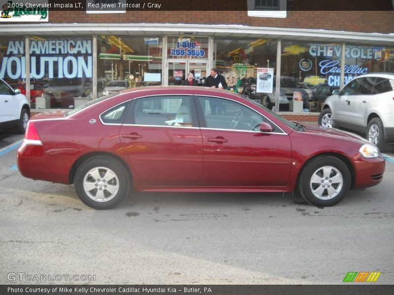 Red Jewel Tintcoat / Gray 2009 Chevrolet Impala LT