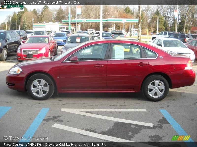 Red Jewel Tintcoat / Gray 2009 Chevrolet Impala LT