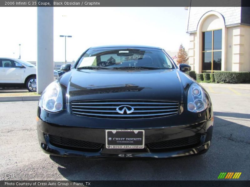Black Obsidian / Graphite 2006 Infiniti G 35 Coupe