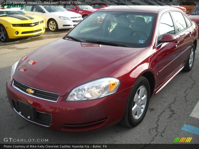 Red Jewel Tintcoat / Gray 2009 Chevrolet Impala LT