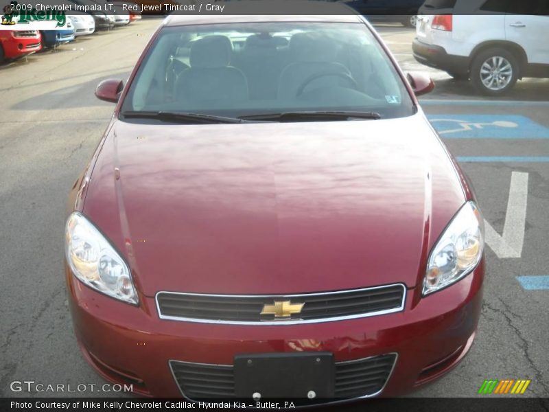 Red Jewel Tintcoat / Gray 2009 Chevrolet Impala LT