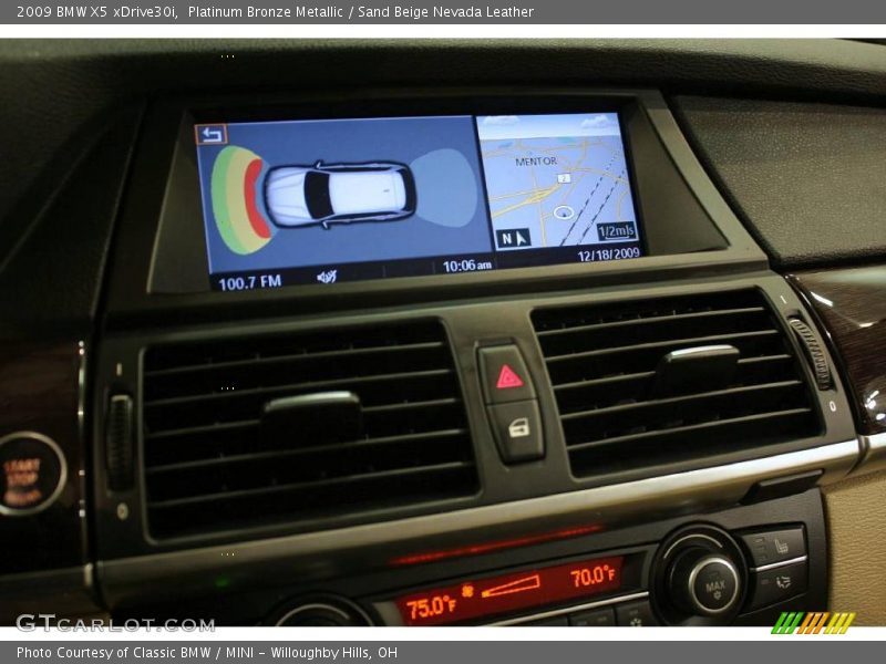 Platinum Bronze Metallic / Sand Beige Nevada Leather 2009 BMW X5 xDrive30i