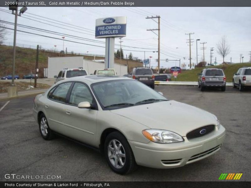 Gold Ash Metallic / Medium/Dark Pebble Beige 2006 Ford Taurus SEL