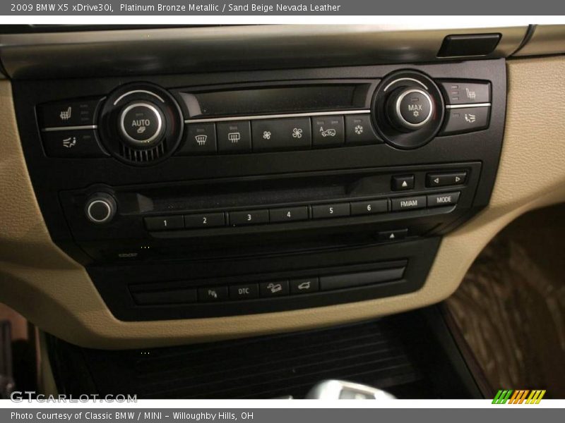 Platinum Bronze Metallic / Sand Beige Nevada Leather 2009 BMW X5 xDrive30i