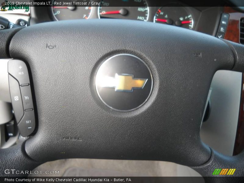 Red Jewel Tintcoat / Gray 2009 Chevrolet Impala LT