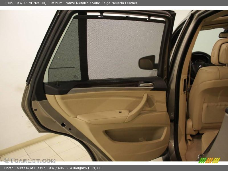 Platinum Bronze Metallic / Sand Beige Nevada Leather 2009 BMW X5 xDrive30i