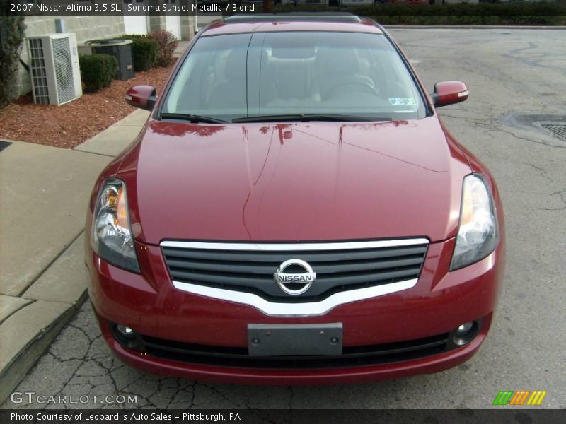 Sonoma Sunset Metallic / Blond 2007 Nissan Altima 3.5 SL