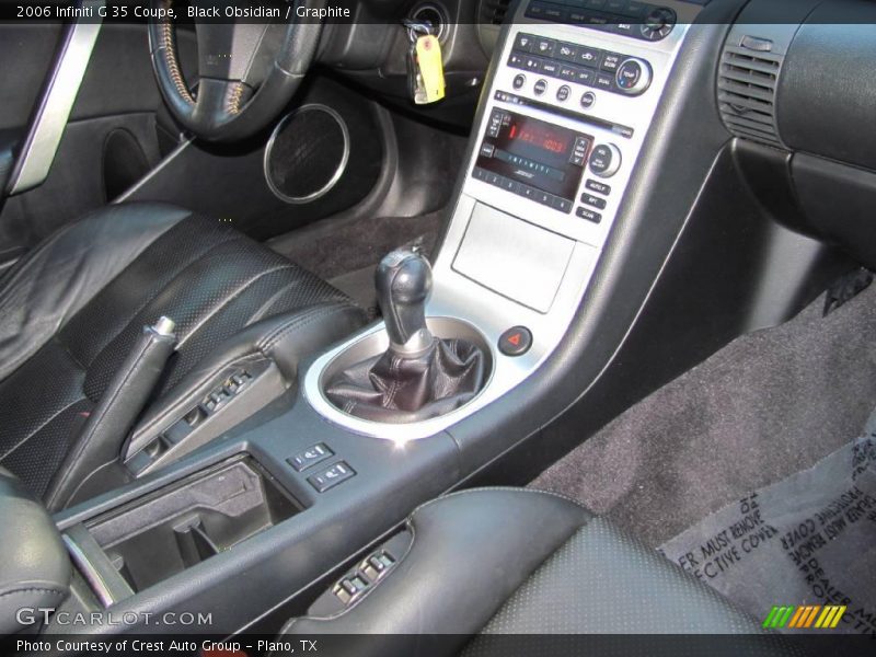 Black Obsidian / Graphite 2006 Infiniti G 35 Coupe