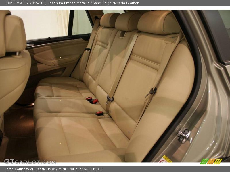 Platinum Bronze Metallic / Sand Beige Nevada Leather 2009 BMW X5 xDrive30i