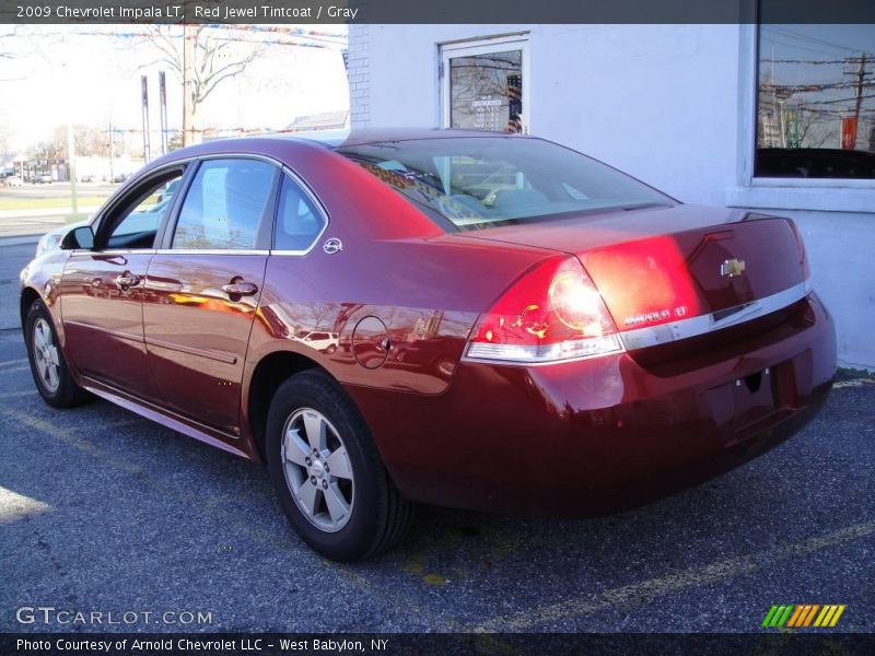 Red Jewel Tintcoat / Gray 2009 Chevrolet Impala LT