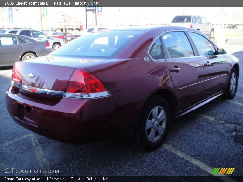 Red Jewel Tintcoat / Gray 2009 Chevrolet Impala LT